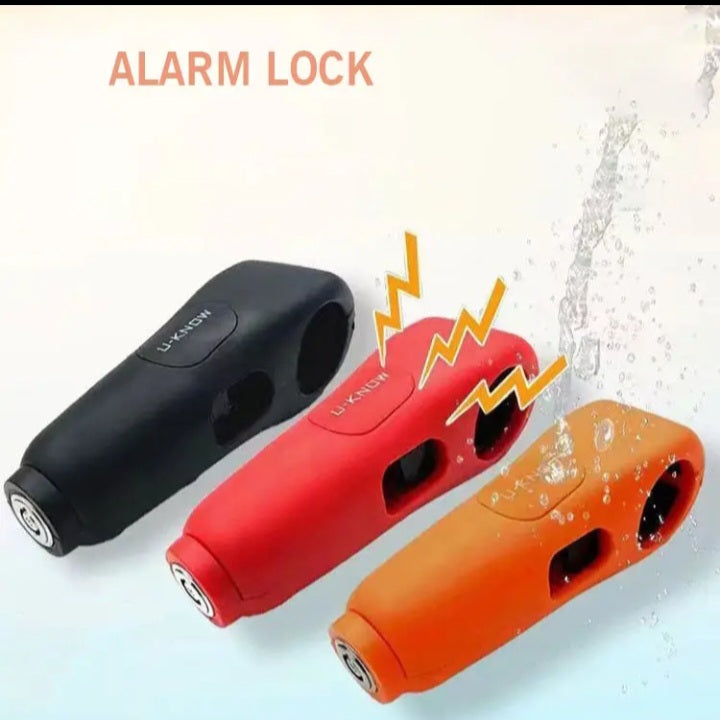 Antivol moto avec alarme orange