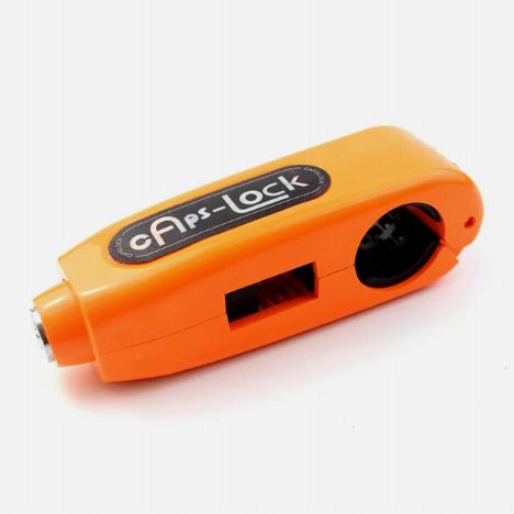 Antivol moto sans alarme orange