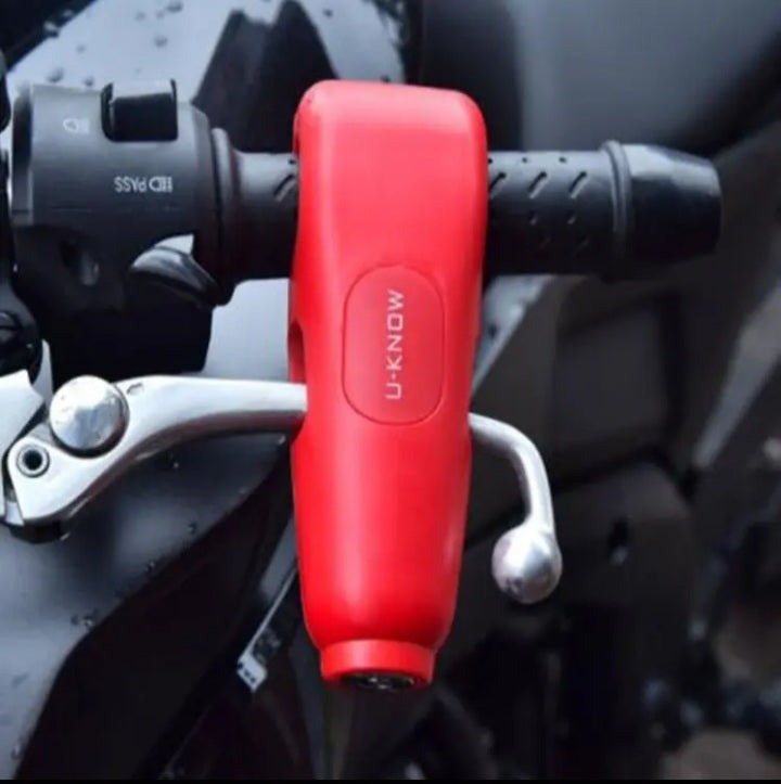 Antivol Moto avec Alarme Intégrée rouge