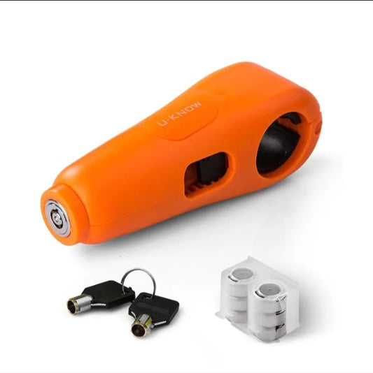 Antivol moto avec alarme orange