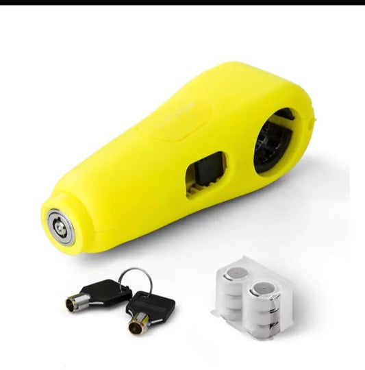 Antivol moto avec alarme intégrée jaune