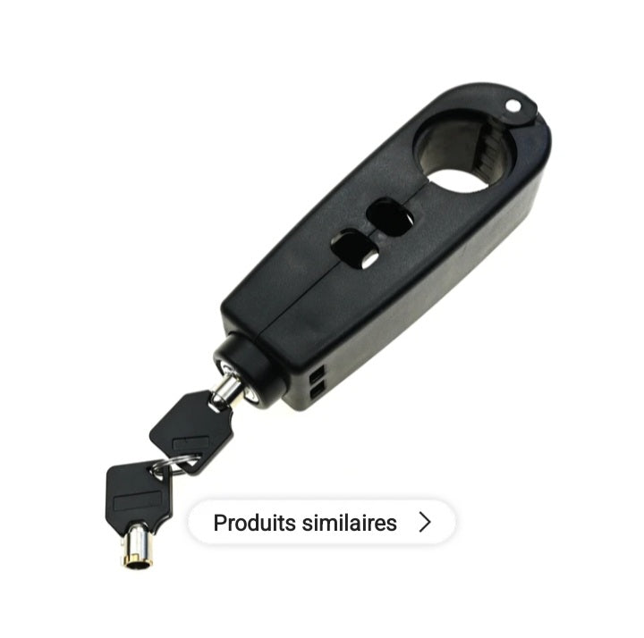 Antivol moto sans alarme noir