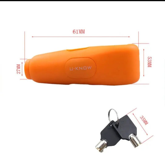 Antivol moto avec alarme orange