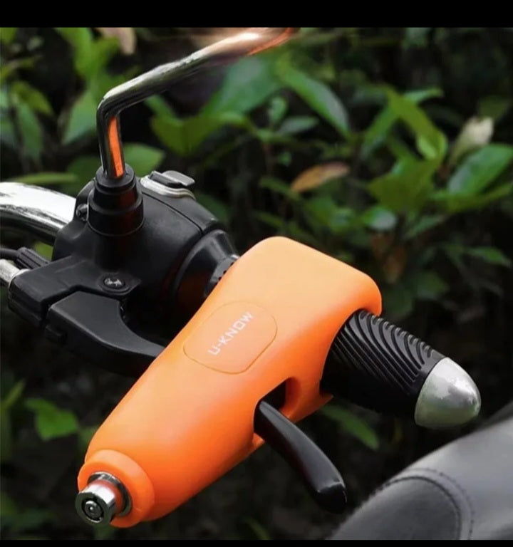 Antivol moto avec alarme orange